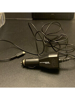 Nintendo Black Car Charger Wired Power Adapter for Nintendo DS Console